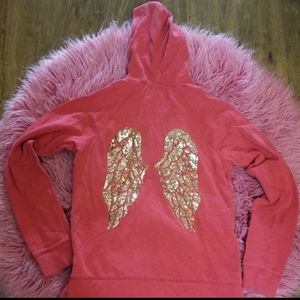 VS Super Model Essentials Medium Hoodie Gold Wings